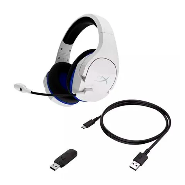 Auriculares HyperX Cloud Stinger Core Wireless Gaming Headset White PC/PS4/PS5/XBOX/Switch 4P5J1AA