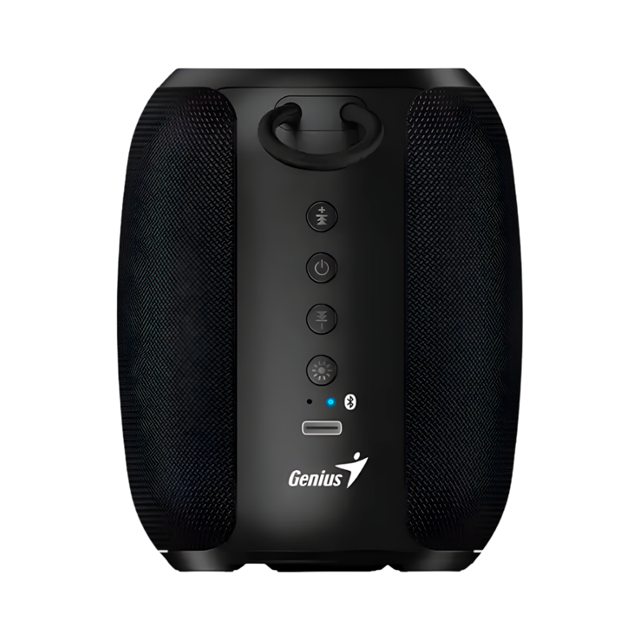 PARLANTES GENIUS SP-915BT RGB BLACK PORTATIL BLUETOOTH BATERIA 6 HORAS USB C