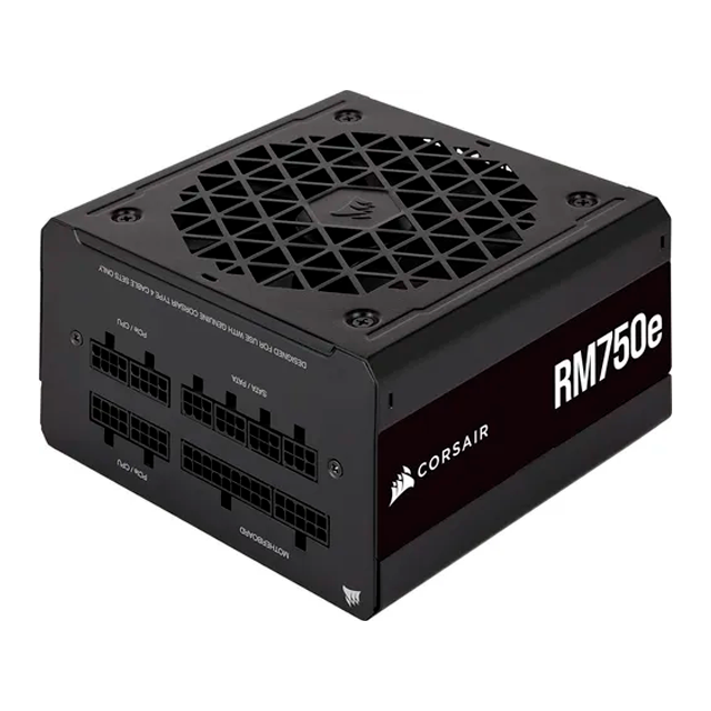 FUENTE CORSAIR RM750E 750W CYBENETICS GOLD FULL MODULAR ATX 3.1 PCIE 5.1