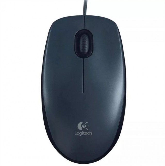 MOUSE LOGITECH M90 DARK MIDNIGHT GRAY USB