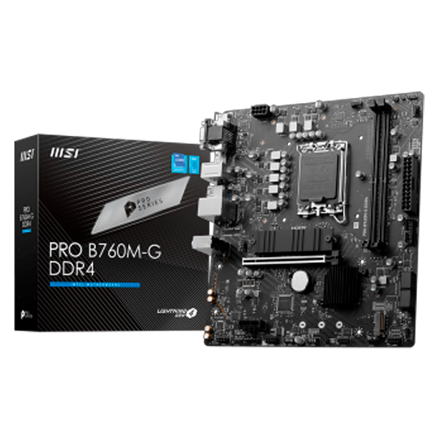 MOTHER MSI PRO B760M-G DDR4 (12/13/14VA GEN) LGA1700