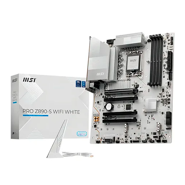 MOTHER MSI PRO Z890-S WIFI WHITE DDR5 LGA1851