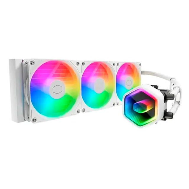 COOLER CPU WATERCOOLER COOLER MASTER MASTERLIQUID 360 CORE II WHITE ARGB LGA1200/LGA1700/LGA1851/AM4/AM5