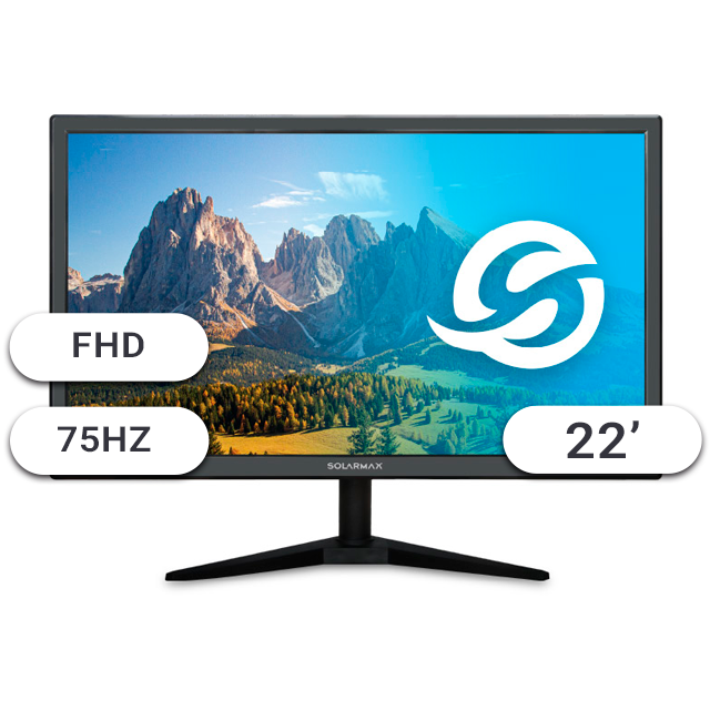 SPRING SALE MONITOR SOLARMAX SX22F2 22 FHD 75HZ VGA/HDMI