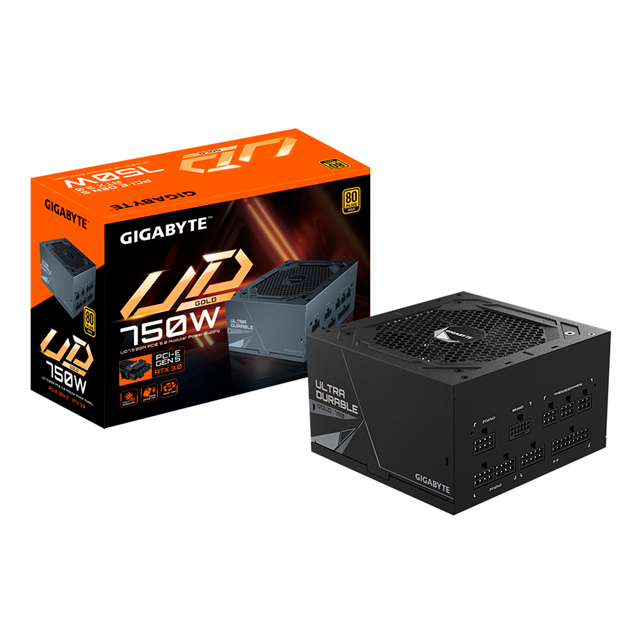 FUENTE GIGABYTE UD750GM PG5 V2 750W 80 PLUS GOLD FULL MODULAR