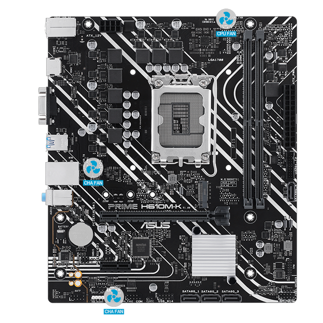 Mother ASUS PRIME H610M-K D5 DDR5 (12/13/14va Gen) LGA1700
