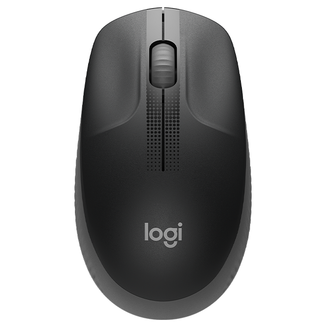 MOUSE LOGITECH M190 BLACK WIRELESS INALÁMBRICO USB