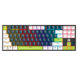 Teclado Fantech Atom87S MK877S RGB Mori Blue Mecánico TKL Switch Taro Inglés