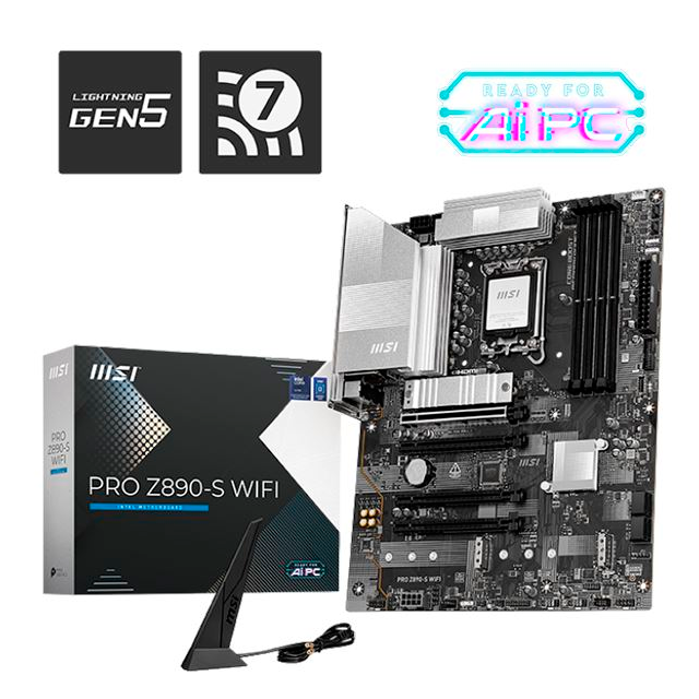 MOTHER MSI PRO Z890-S WIFI DDR5 LGA1851