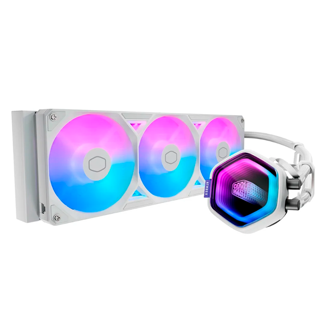 COOLER CPU WATERCOOLER COOLER MASTER MASTERLIQUID 360 ATMOS II WHITE ARGB LGA1200/LGA1700/LGA1851/AM4/AM5