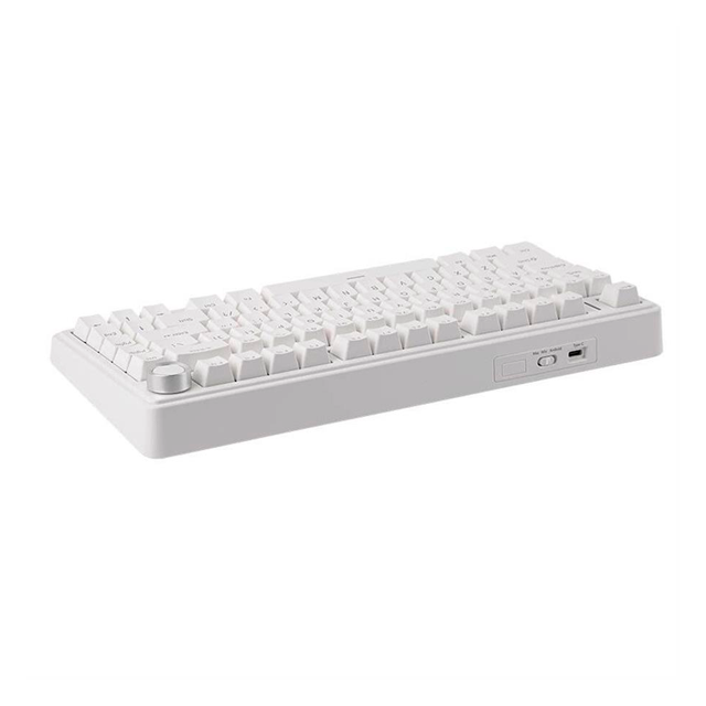 Teclado Aula F75 Wired Blanco Mecánico 75% Rainbow RGB Switch Red Inglés — foto 2