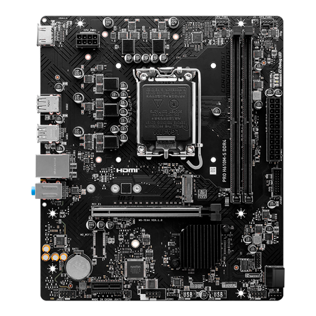 Mother MSI PRO H610M-S DDR4 (12va/13va/14va Gen) LGA1700 — foto 2