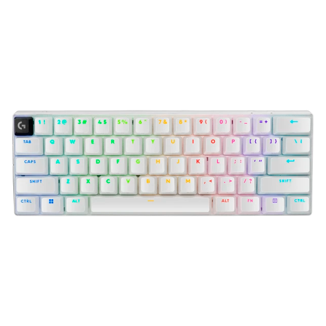 TECLADO LOGITECH PRO X 60 WHITE LIGHTSPEED MECÁNICO 920-011921