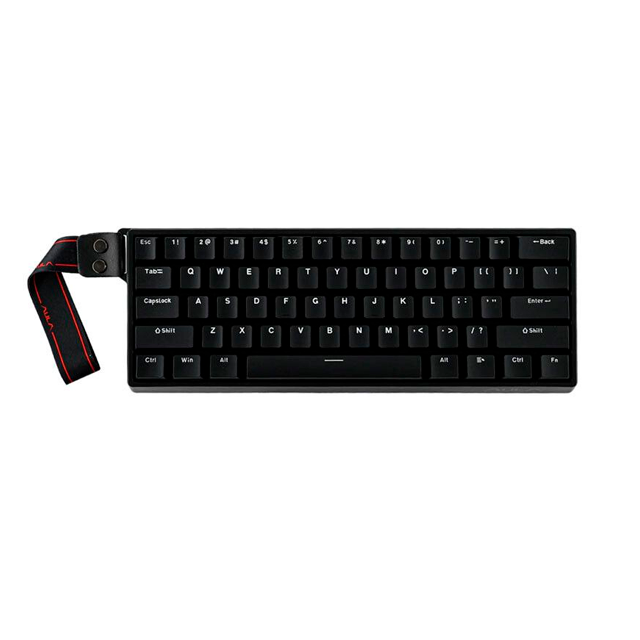 TECLADO AULA WIN60HE BLACK MAGNÉTICO 60% SWITCH GREYWOOD INGLES