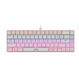 Teclado Raptor Fireclaw M68 Mecanico Switch Red Outemu White