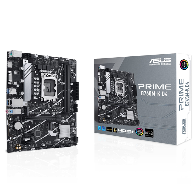 MOTHER ASUS PRIME B760M-K D4 DDR4 (12VA/13VA/14VA GEN) LGA1700