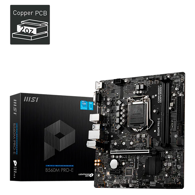 MOTHER MSI B560M PRO-E (10MA/11VA GEN) LGA1200