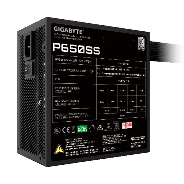 Fuente Gigabyte GP-P650SS 650W 80 Plus Silver