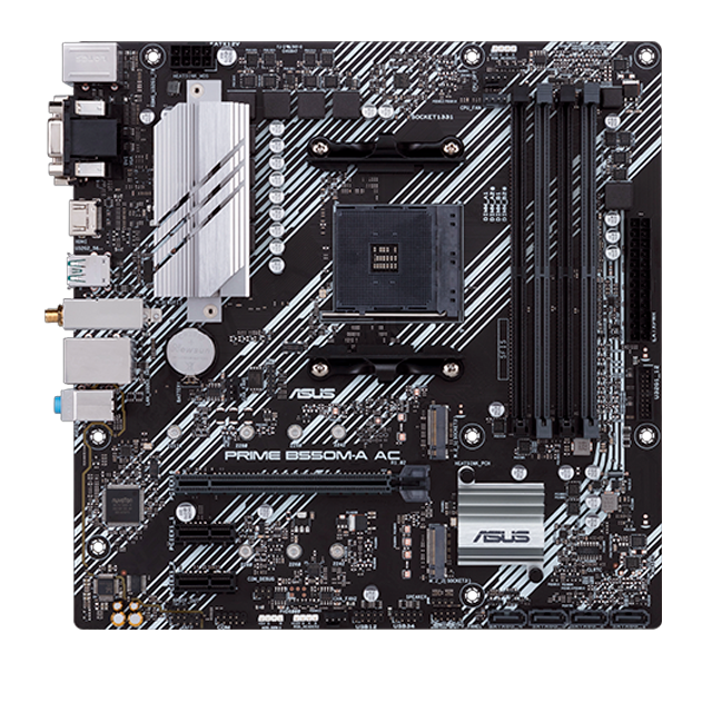 Mother ASUS PRIME B550M-A AC WIFI AM4 (3ERA/4TA/5TA GEN)