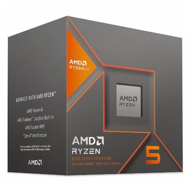 MICRO AMD RYZEN 5 8600G - 6 NÚCLEOS / 12 THREADS 5.0GHZ + RADEON GRAPHICS AM5