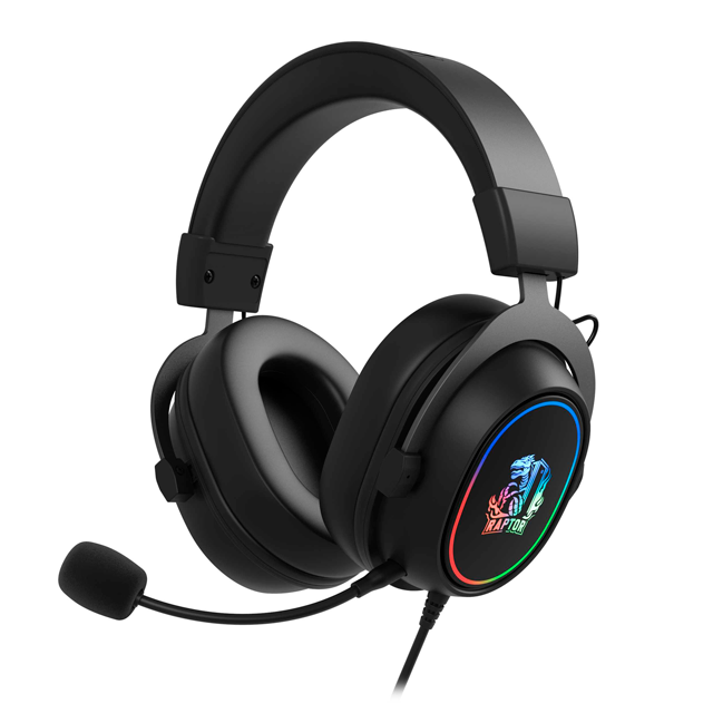 AURICULAR GAMER RAPTOR INFERNO PRO RGB 7.1 NEGRO USB