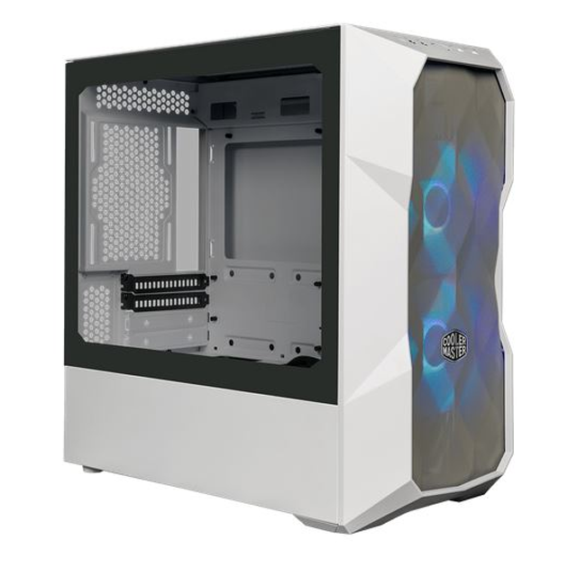 Gabinete Cooler Master TD300 Mesh White ARGB 2x12cm MICRO ATX