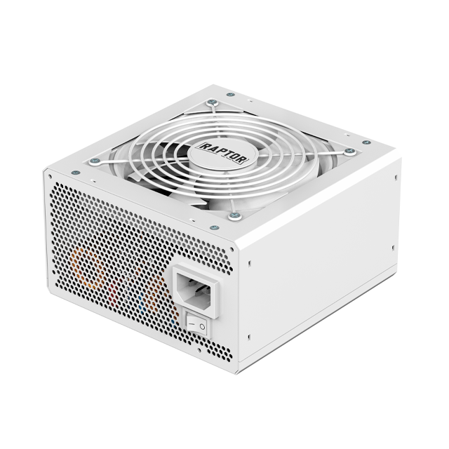 Fuente Raptor Volt 1000W 80 Plus Gold Full Modular PCIe 5.1 Blanca