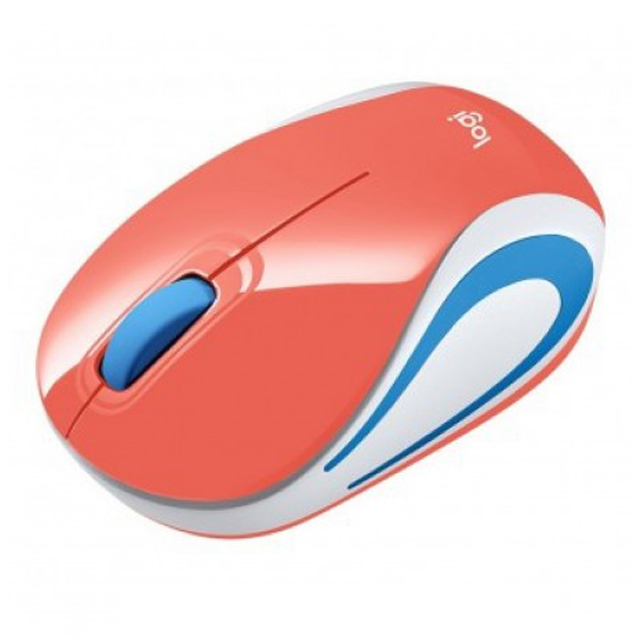 Mouse Logitech M187 Coral Wireless Inalámbrico USB