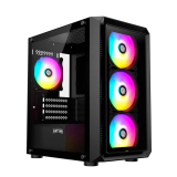 Gabinete Raptor Infinity Glass Templado 4x12cm RGB