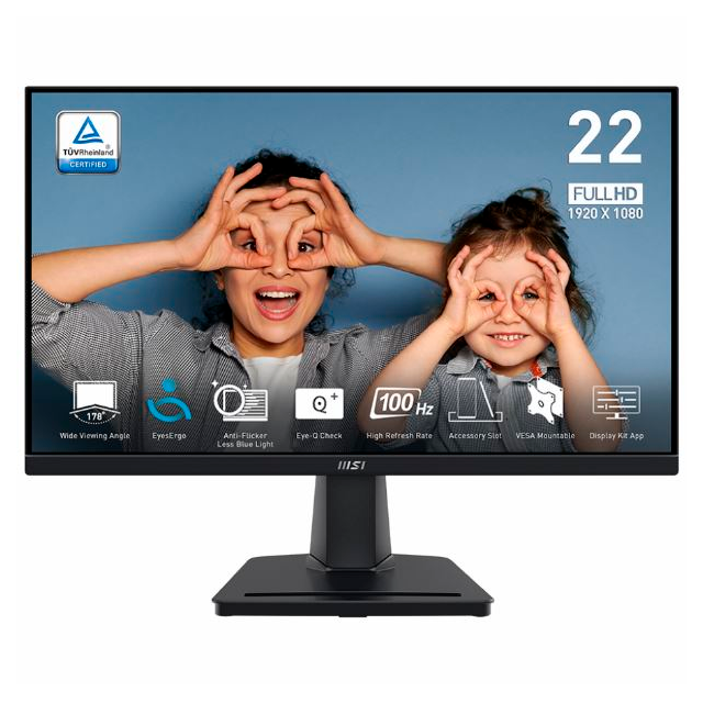 MONITOR MSI PRO MP225V 22 100HZ HDMI/VGA