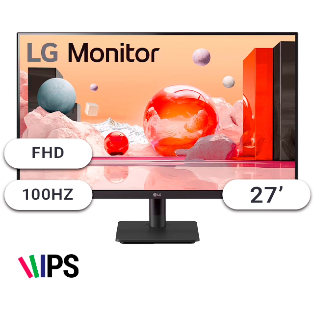 MONITOR LG LED 27 27MS500 IPS 100HZ BORDERLESS FREESYNC HDMI
