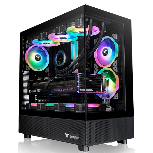 GABINETE THERMALTAKE VIEW 270 TEMPLADO BLACK ARGB 1X14CM