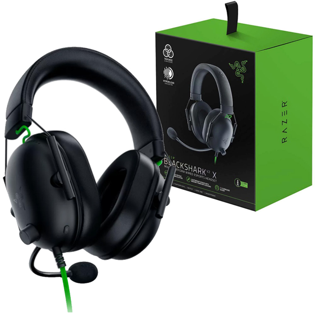 AURICULARES RAZER BLACKSHARK V2 X BLACK WIRED 7.1 PC/PS4