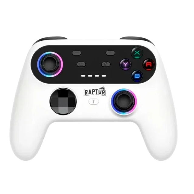 GAMEPAD JOYSTICK RAPTOR APEX WHITE PC/PS3 WIRELESS BLUETOOTH