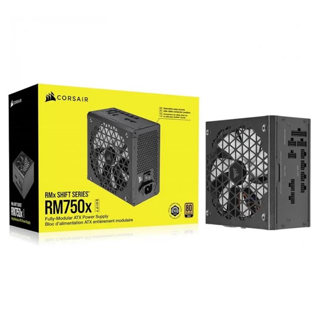 FUENTE CORSAIR RM750X 750W SHIFT 80 PLUS GOLD FULL MODULAR ATX 3.1