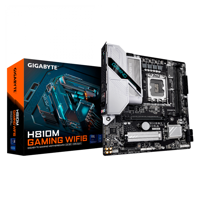 MOTHER GIGABYTE H810M GAMING WIFI6 LGA1851
