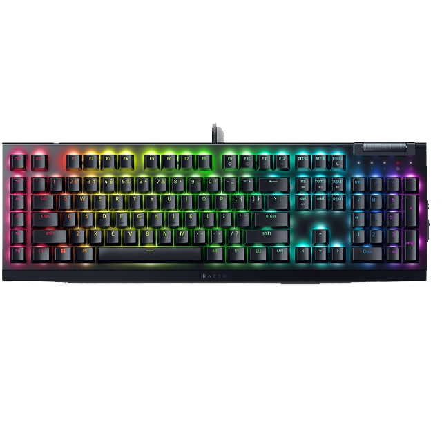 TECLADO RAZER BLACKWIDOW V4 X SWITCH YELLOW SILENT RGB ESPAÑOL