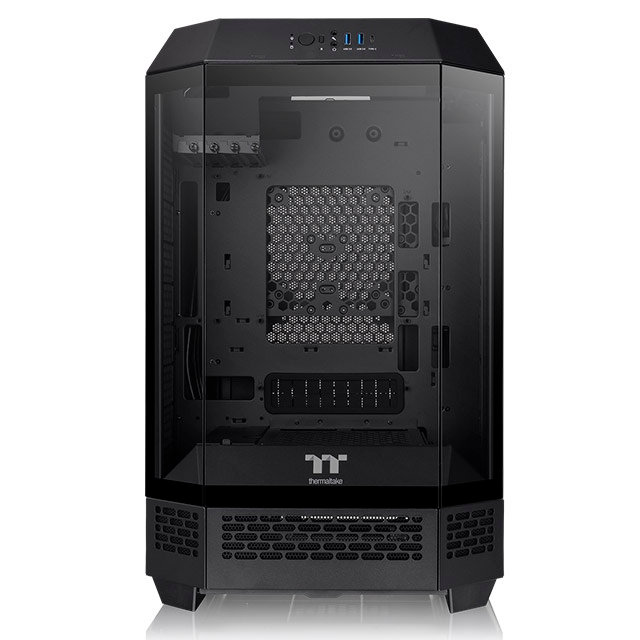 GABINETE THERMALTAKE THE TOWER 300 TEMPLADO BLACK ARGB 2X12CM