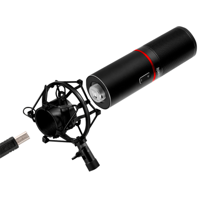 Micrófono Redragon Blazar GM300 Streaming Condensador PC