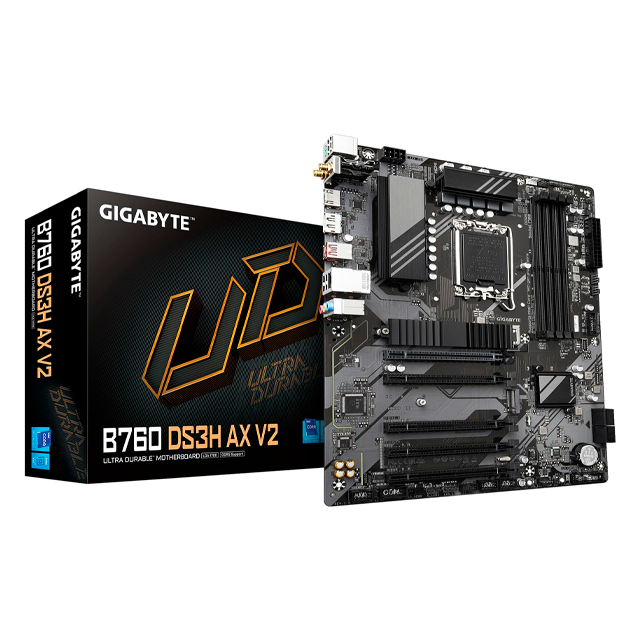 MOTHER GIGABYTE B760M DS3H AX V2 DDR5 (12/13/14VA GEN) LGA1700