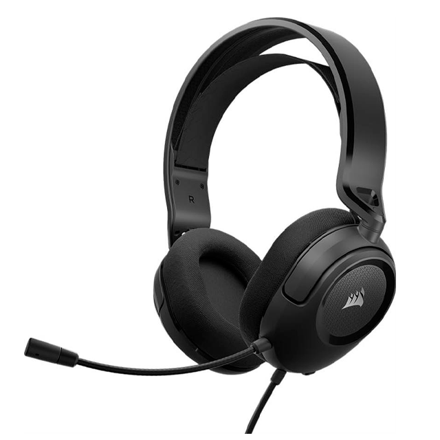 AURICULARES CORSAIR HS35 V2 GAMING CARBON 3.5MM PC/PS4/XBOX/SWITCH