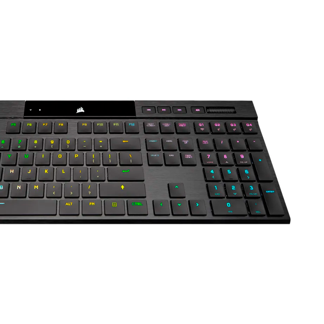 Teclado Corsair K100 Air Wireless Mecánico RGB Ultradelgado Cherry MX Ultra Low Profile