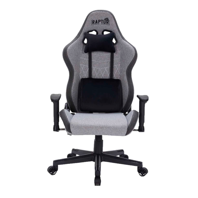 SILLA GAMER RAPTOR THRONE R1 TELA GRIS