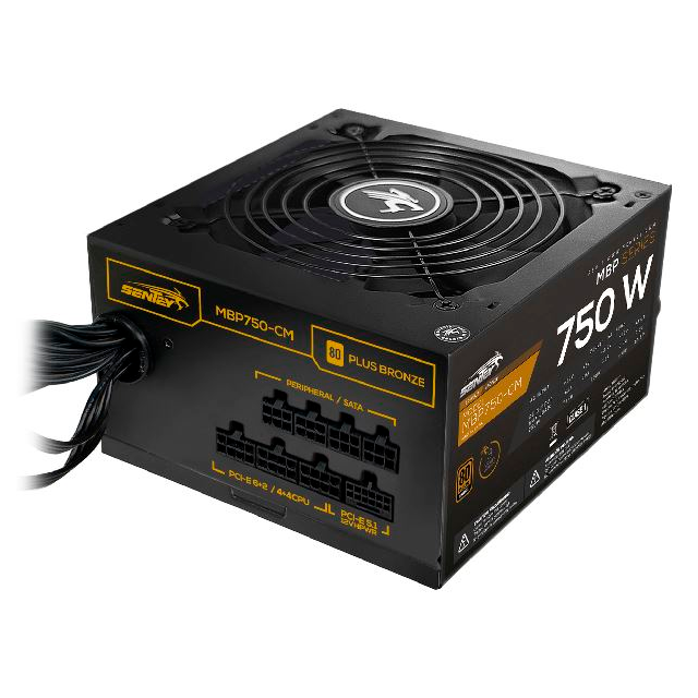 FUENTE SENTEY MBP750-CM 750W 80 PLUS BRONZE ATX 3.1 PCIE 5.1