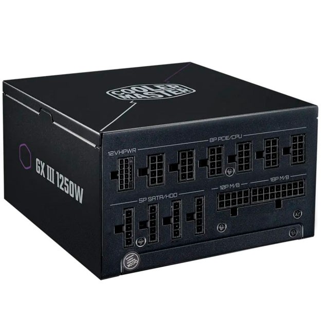 FUENTE COOLER MASTER GX3 1250W 80 PLUS GOLD ATX 3.0 PCIE 5.0 FULL MODULAR