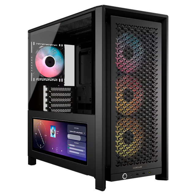 GABINETE CORSAIR 4000D FRAME LCD RS ARGB PREMIUM PANTALLA 4X120MM CC-9011326-WW
