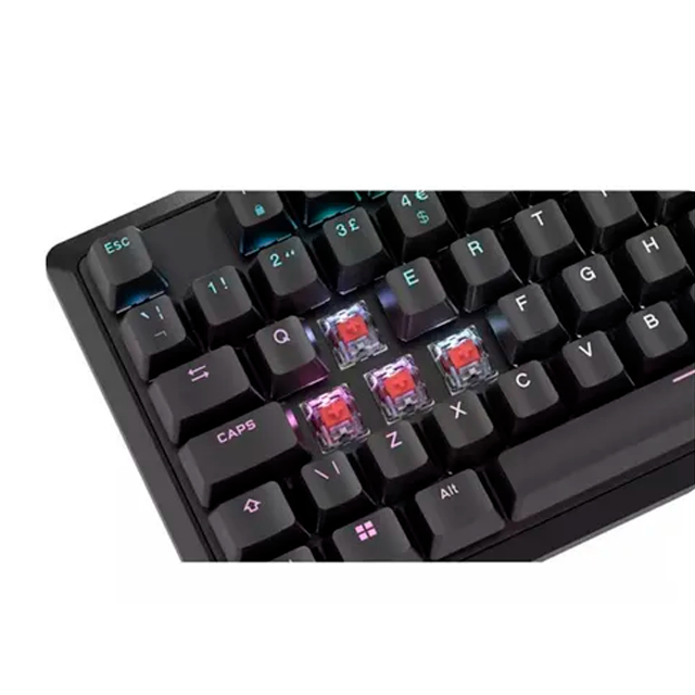 Teclado Corsair K70 Core RGB Carbon Grey Mecánico Switch Red Inglés — foto 6