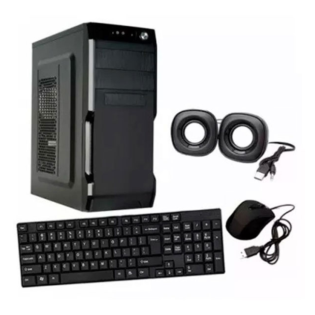 SPRING SALE GABINETE KIT ATX C/FUENTE 500W (TECLADO. MOUSE Y PARLANTES)