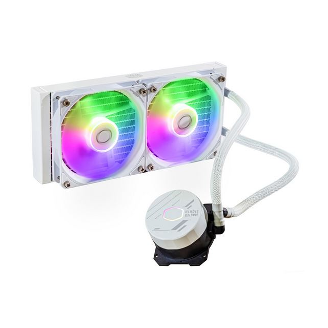 COOLER CPU WATERCOOLER COOLER MASTER MASTERLIQUID ML240L CORE ARGB WHITE INTEL/AMD