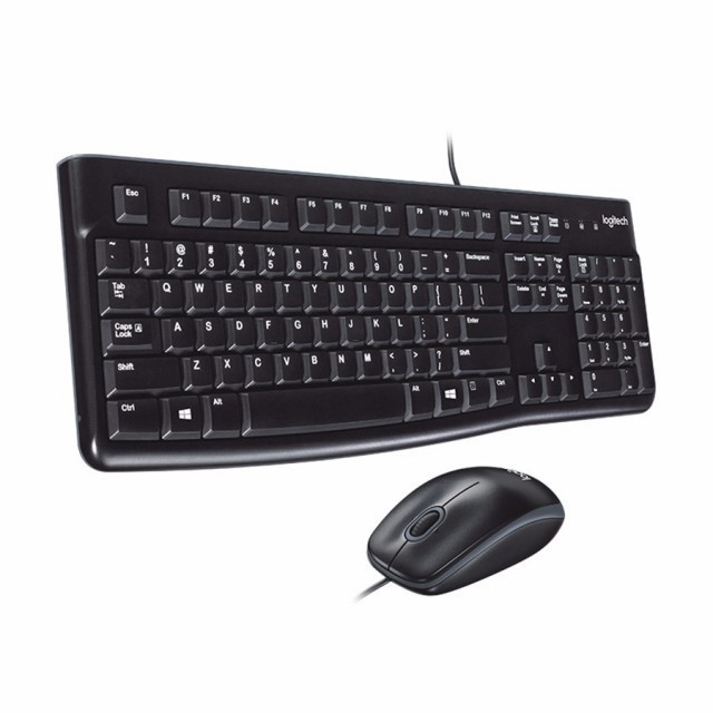 Kit Teclado y Mouse Logitech MK120 Cableado
